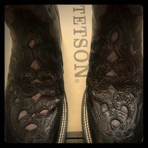 Hand Tooled Stetson Boots